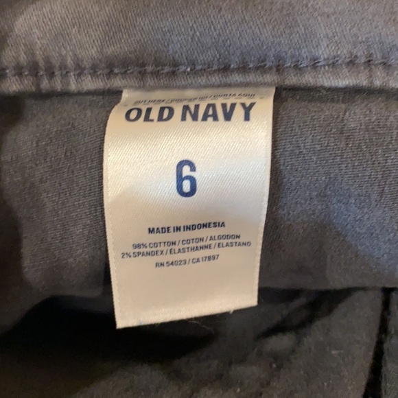 Old Navy Gray Ankle Zip Denim Blue Jeans 6 - Picture 6 of 7